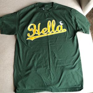 Hella Oakland Athletic t shirt